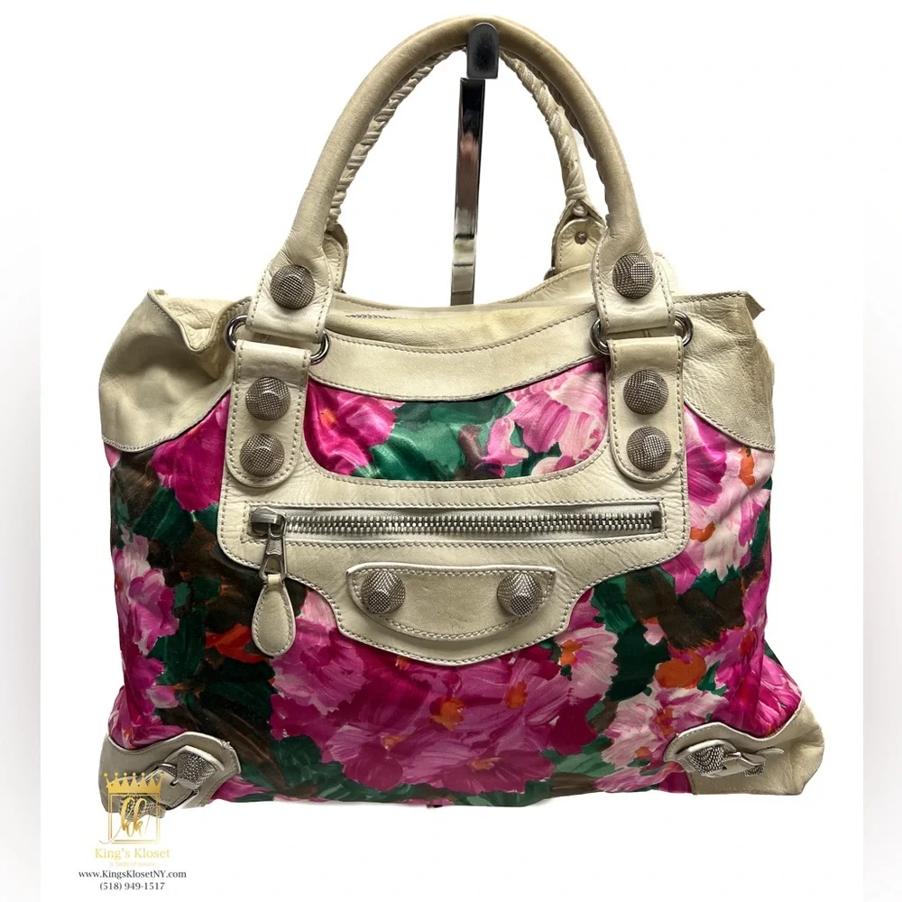 💖SOLD💖Balenciaga Floral giant city Bag - Picture 1 of 13